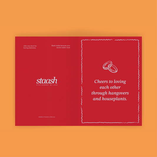 Cheers to loving each other