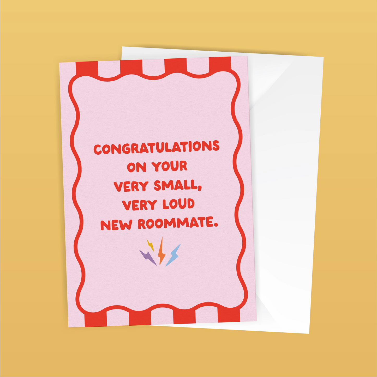 Congratulations on your new roommate